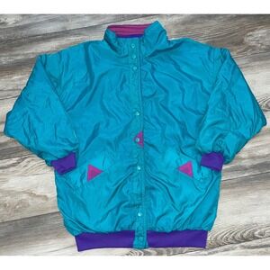Vintage Current‎ Seen Jacket Womens Reversible Outdoor Ski Snow Coat Size L(14)